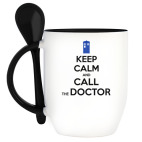 Кружка с ложкой