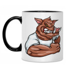 Кружка двухцветная