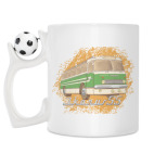 Кружка с футбольным мячиком