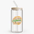 Банка с бамбуковой крышкой