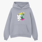 Толстовка худи оверсайз