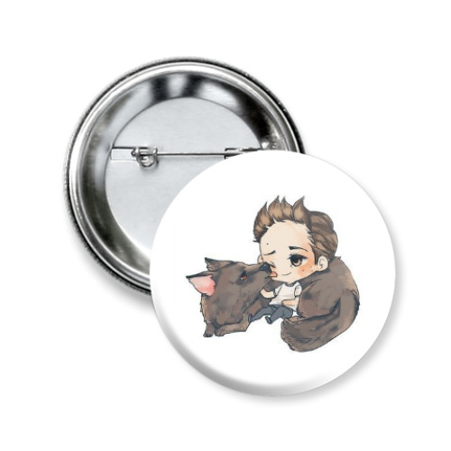 Значок 50мм с принтом Teen wolf