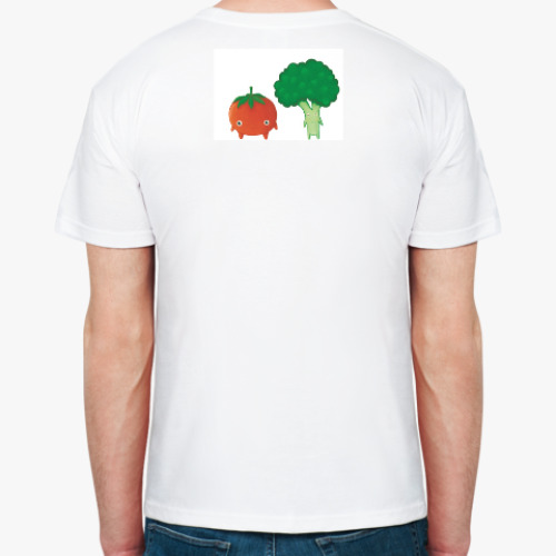 Футболка с принтом LOVE VEGGIES!