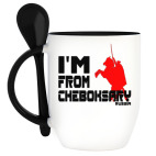 Кружка с ложкой