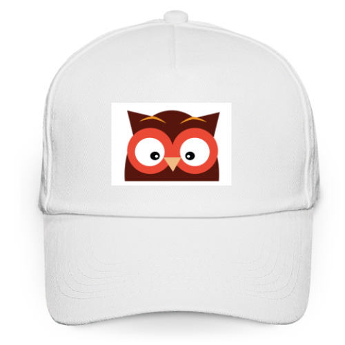 Кепка бейсболка с принтом Сова, просто сова