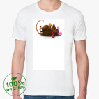 Мужская футболка органик