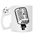 Кружка с футбольным мячиком