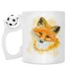 Кружка с футбольным мячиком