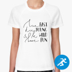 Женская спортивная футболка