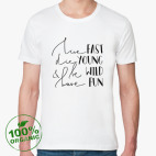 Мужская футболка органик