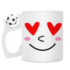 Кружка с футбольным мячиком