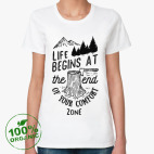 Женская футболка органик