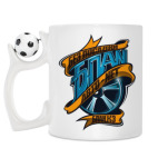Кружка с футбольным мячиком