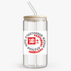 Банка с бамбуковой крышкой