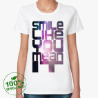 Женская футболка органик