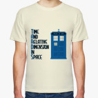 Классическая футболка TARDIS Doctor Who