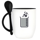 Кружка с ложкой