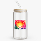 Банка с бамбуковой крышкой