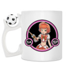 Кружка с футбольным мячиком