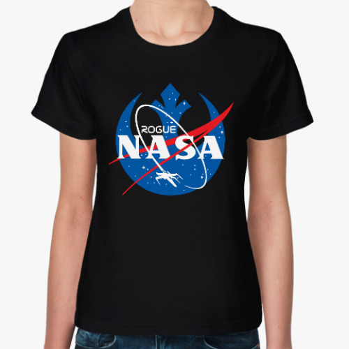 Женская футболка с принтом НАСА
