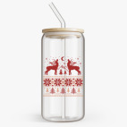 Банка с бамбуковой крышкой