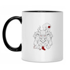 Кружка двухцветная