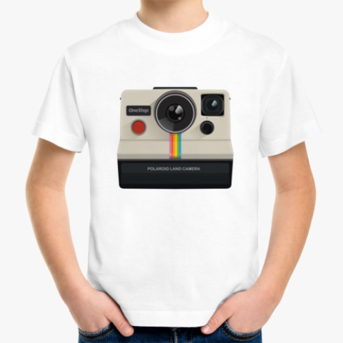 Детская футболка Полароид