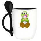 Кружка с ложкой