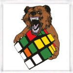 Медведь и кубик Рубика