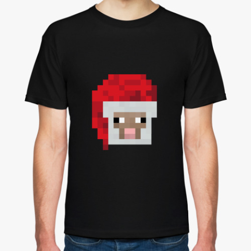 Футболка с принтом Знаменитая овечка из Minecraft