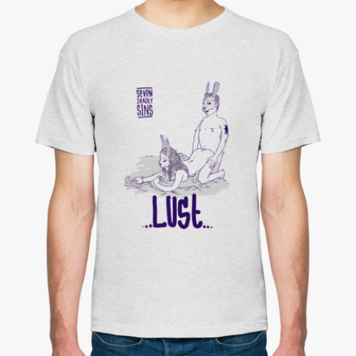 Футболка с принтом  LUST