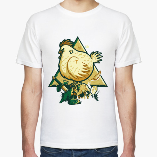 Футболка с принтом Курица (Зельда)