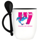 Кружка с ложкой