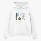 Толстовка худи оверсайз