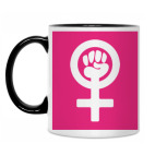 Кружка двухцветная