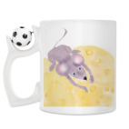 Кружка с футбольным мячиком