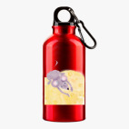 Металлическая бутылка 400 мл UV-DTF