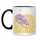 Кружка двухцветная