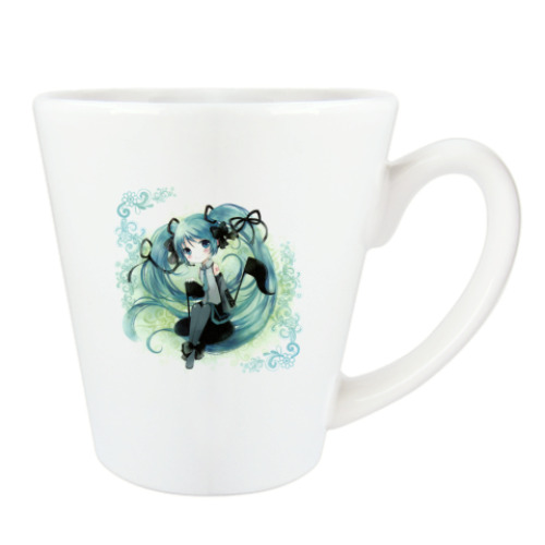 Чашка Латте Miku Hatsune