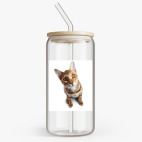 Банка с бамбуковой крышкой