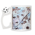 Кружка с футбольным мячиком