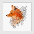 Акварельная лиса