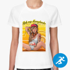 Женская спортивная футболка