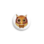 Значок 25 мм Steamy Owl