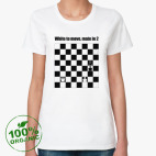 Женская футболка органик