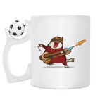Кружка с футбольным мячиком