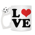 Кружка с футбольным мячиком