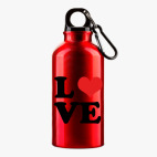 Металлическая бутылка 400 мл UV-DTF