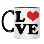 Кружка двухцветная