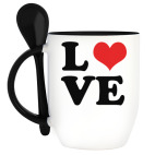 Кружка с ложкой